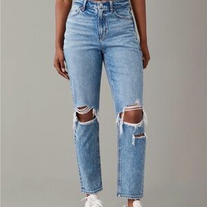 American Eagle Mom stretch Straight-Leg Jeans - X-long!